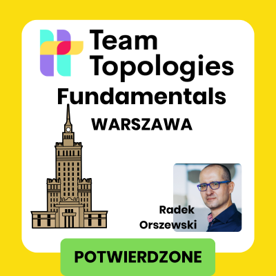 Team Topologies Fundamentals Warszawa Potwierdzone